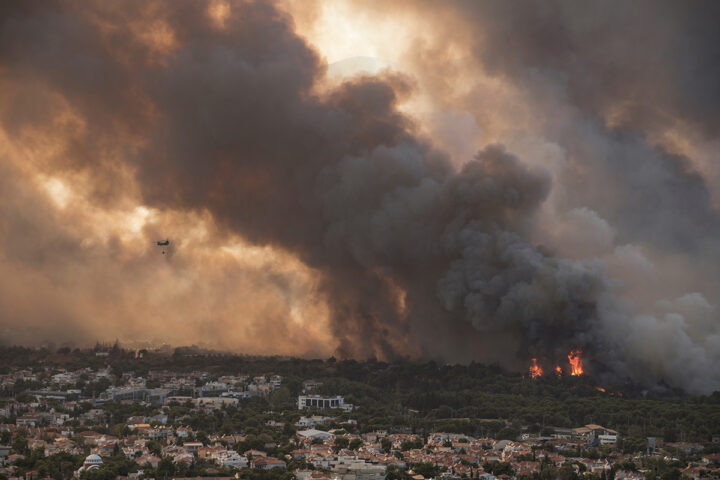 Athens grünes Herz unter Beschuss durch Waldbrände in Griechenland